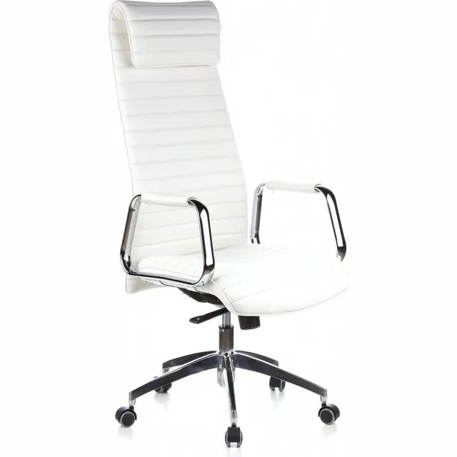 hjh office Aspera 20 - Bureaustoel - Nappaleder - Ivoor Wit Creme Wit