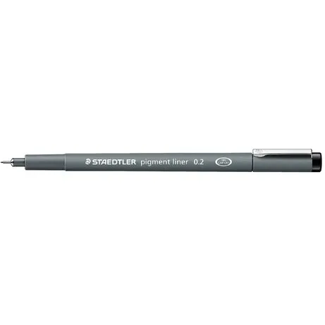 Staedtler Fineliner Staedtler Pigment 308 zwart 0.2mm