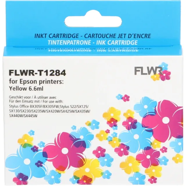 FLWR Epson T1284 geel (Huismerk (compatible))
