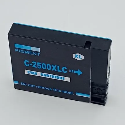 KATRIZ huismerk inkt voor|Canon PGI 2500XLC (Pigment ink)|23,5ml | Met chip Cyaan