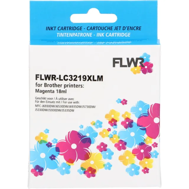 FLWR Cartridges / Brother LC-3219XLM / magenta / Geschikt voor Brother