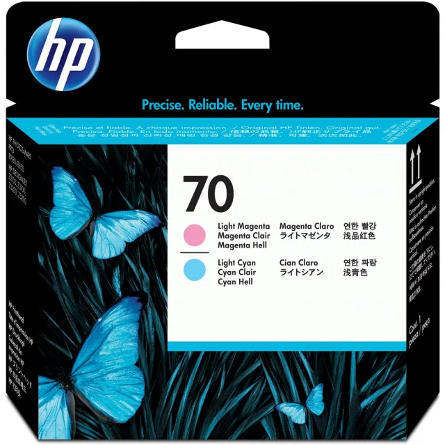 HP Printer HP Cabezal de impresión DesignJet 70 magenta claro/cian claro cyan magenta light