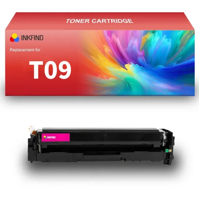 INKFIND T09 Magenta tonercartridge compatibel met CanonT09 T09 Magenta geschikt voor Canon i-SENSYS X C1127iF,C1127P - 1-pack Magenta Magenta x 1