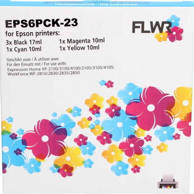 FLWR Cartridges / Epson 603XL Megapack / / Geschikt voor Epson 3x Zwart