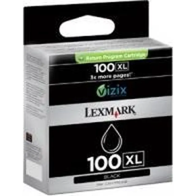 Lexmark 100XL Black High Yield Return Program Ink Cartridge Zwart