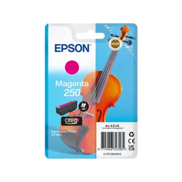 Epson 250 (C13T16N34010) Inktcartridge Magenta