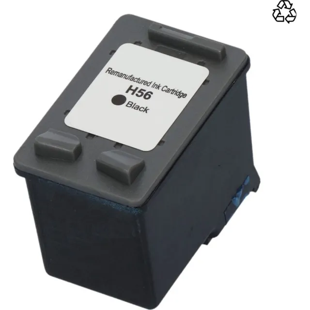 InktDL Huismerk geschikt voor HP 56 XL Inktcartridge - Zwart - Geschikt voor PSC 2105 - 2110 - 2175 - 2110 - OfficeJet 4212 - 4215 - 4255 - 5150 - Photosmart 7260 - 7960 - C6656AE