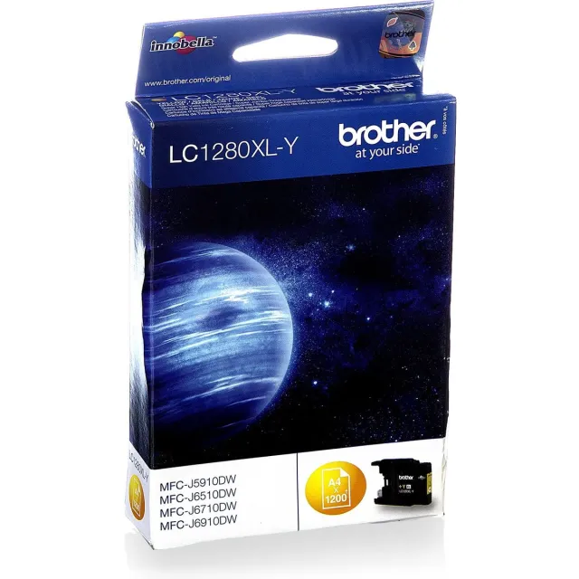 Brother LC-1280 Inktcartridge - Geel