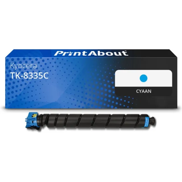 PrintAbout Huismerk Kyocera TK-8335C Toner Cyaan