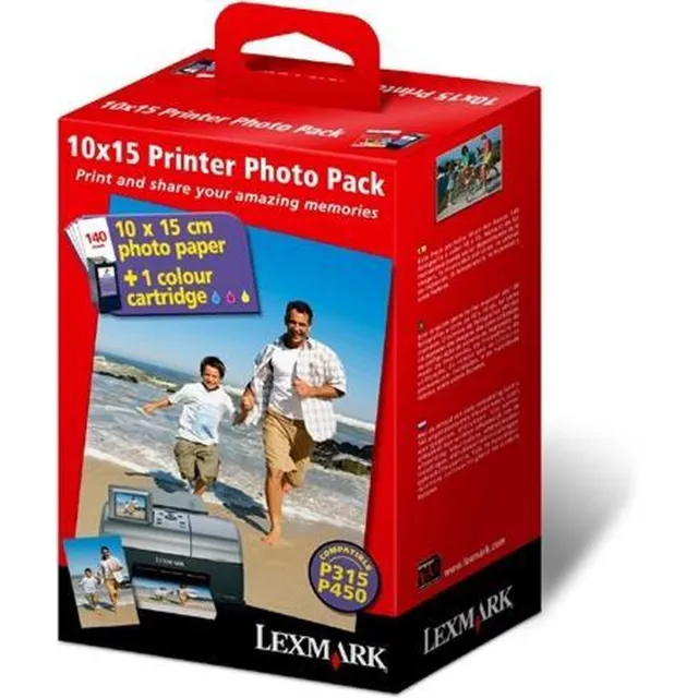Lexmark Printer Photo Pack (nr.35+140v 10x15 fotopap.) wit