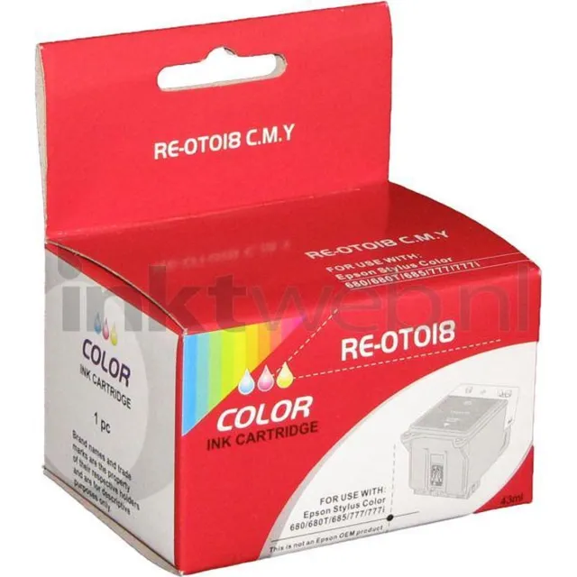 Epson inktcartridge T018401 kleur