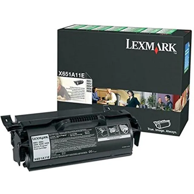 Lexmark X651/ X652/ X654/ X656/ X658/ toner cartridge Zwart