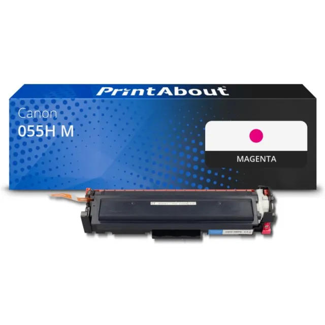 PrintAbout huismerk Toner 055H M Magenta Hoge capaciteit Geschikt voor Canon
