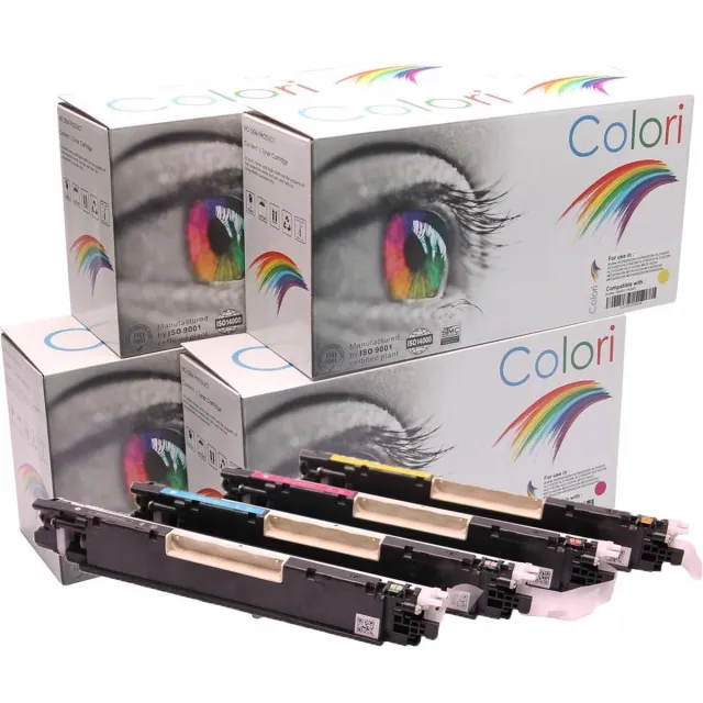 Colori Set 4x Colori huismerk toner geschikt voor HP LaserJet Pro M270 Series M275 M275a M275nw M275s M275t M275u CP1020 CP1021 CP1022 M 275 M 275a M 275nw M 275s M 275t M 275u HP 126A CE310A CE311A CE312A CE313A Set 4 kleuren