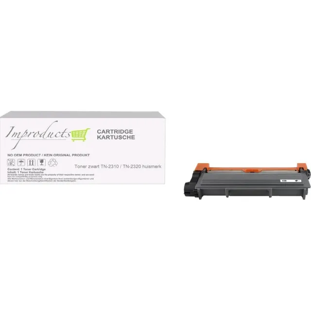 Improducts Toner - Alternatief Brother TN2320 TN-2320 / TN2310 TN-2310 zwart hoge inhoud v4
