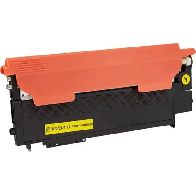 Inktkeuze 117A | W2072A Geel - Huismerk laser toner cartridge compatible met HP COLOR LASER 150A / COLOR LASER 150NW / COLOR LASER MFP 178NW / COLOR LASER MFP 179FNW / HP COLOR LASER MFP 179FNW / HP COLOR LASER MFP 178NW / HP COLOR LASER 150A / 150W
