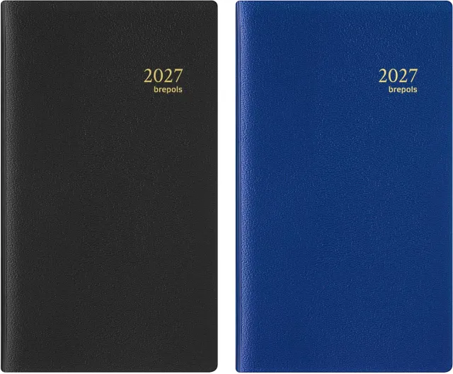 Brepols Plan-o-rama Genova, 2027, geassorteerde kleuren blauw