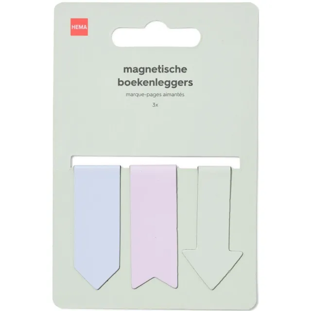 HEMA Magnetische boekenleggers 8x10cm - 3 stuks