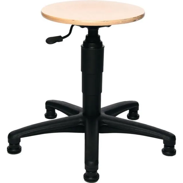 Topstar draaikruk met vloerglijders - 72260 HO 1 G zilver