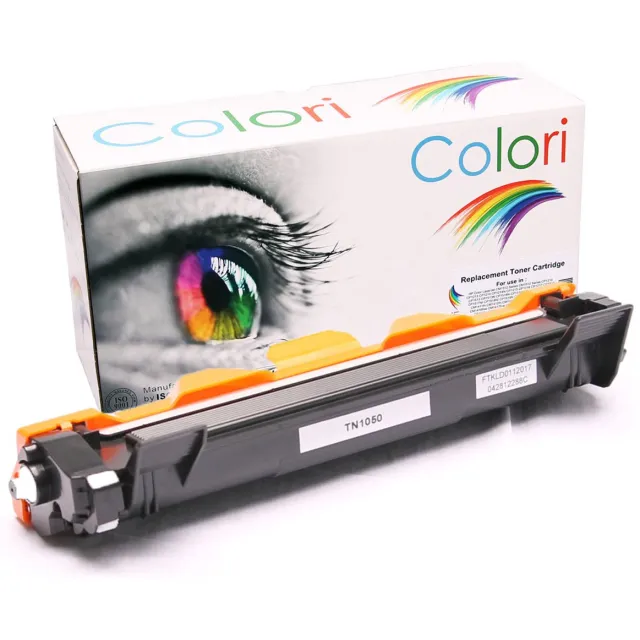 Colori huismerk toner XL geschikt voor Brother TN-1050 voor DCP-1510 DCP-1512 DCP-1601 DCP-1610W DCP-1612W DCP-1616NW HL-1110 HL-1110R HL-1112 HL-1201 HL-1210W HL-1211W HL-1212W MFC-1810 MFC-1815 MFC-1910W Zwart XL