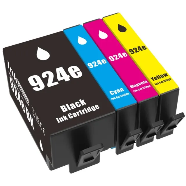 Inktkenners Inktcartridge geschikt voor HP 924 XL | 1x Multipack geschikt voor HP 924 EvoMore - 924E - HP OfficeJet Pro 8120 - 8122 - 8123 - 8125 - 8128 - 8130 - 8132 - 8133 - 8134 - 8135 Zwart