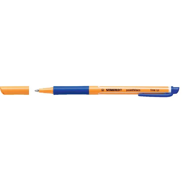 Stabilo Rollerpen STABILO PointVisco 1099/41 fijn blauw
