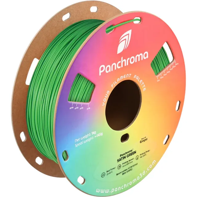PLA SATIN 1,75mm Groen 1kg POLYMAKER PANCHROMA 3D FILAMENT