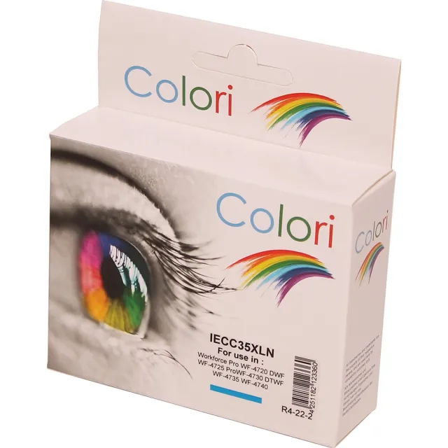 Colori huismerk inkt cartridge geschikt voor Epson 35XL cyan voor WorkForce Pro WF-4720DWF WF-4725 WF-4730DTWF WF-4735 WF-4740