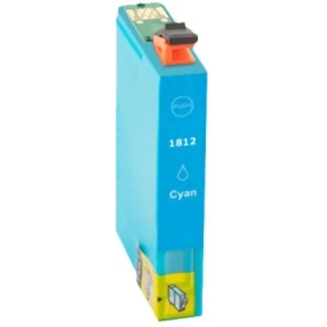 Inktkeuze Epson 18 (T1802) Cyaan Huismerk Inkt Cartridge | Compatible met Epson Expression Home XP102, XP202, XP205, XP212, XP215, XP225, XP30, XP302, XP305, XP312, XP315, XP322, XP325, XP402, XP405, XP405WH, XP412, XP415, XP422