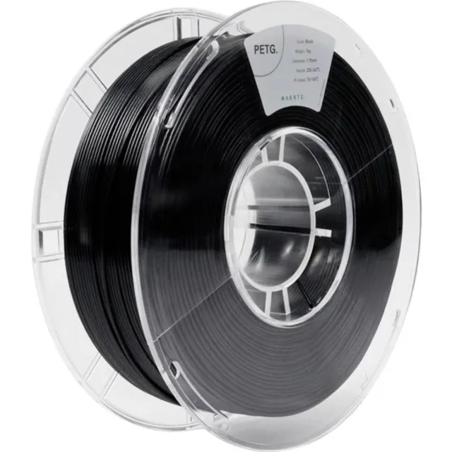 Maertz PMMA-1011-001 PMMA-1011-001 Filament PETG Chemisch bestendig 1.75 mm 1000 g Zwart 1 stuk(s) Kleurloos