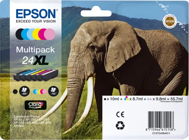 Epson 24XL - Inktcartridge / Multipack Multi colour