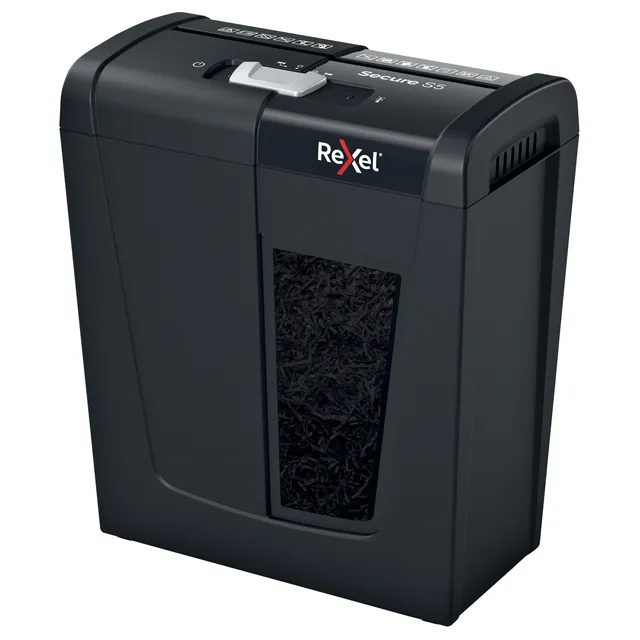 Rexel Papiervernietiger Rexel Secure S5 stroken 6mm zwart