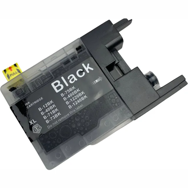Zola Inktplace Huismerk LC 12 / 40 / 71 / 73 / 75 / 400/ 1220 / 1240XL Inkt cartridge Black / Zwart geschikt voor Brother