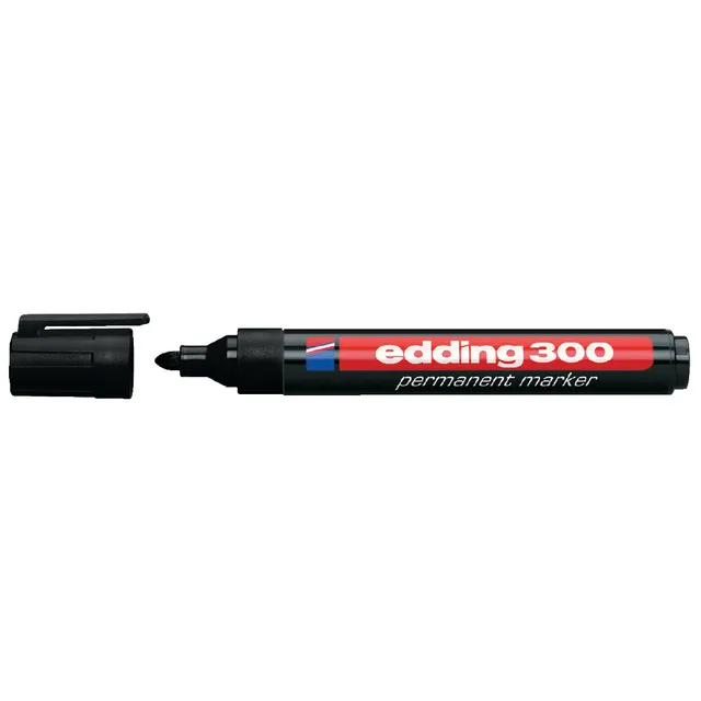 Edding Viltstift edding 300 rond 1.5-3mm zwart