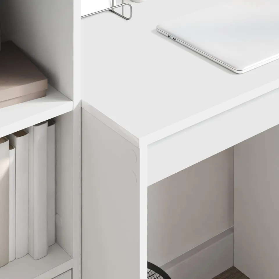 vidaXL Bureau Wit 70 x 50 x 76 cm, foto 4