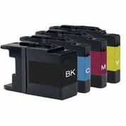 Brother Huismerk Brother LC-1240 Inktcartridges Multipack (zwart + 3 kleuren)