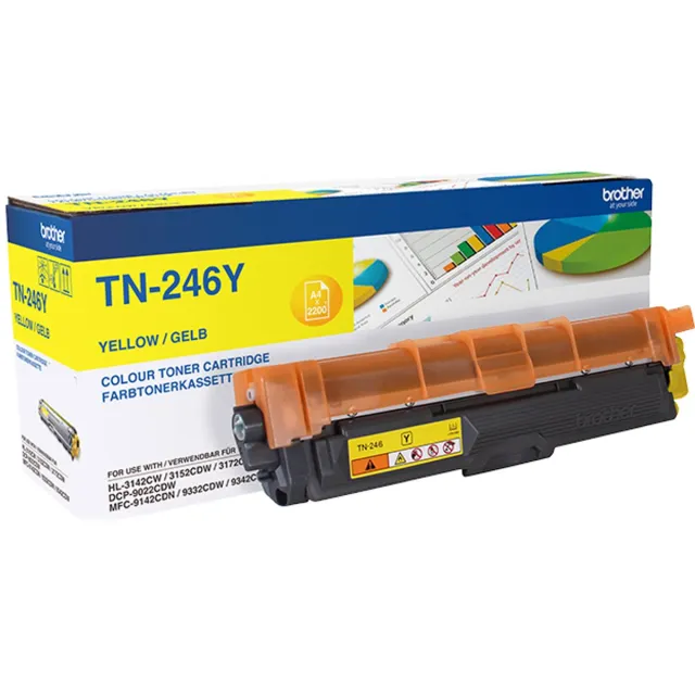 Brother TN-246Y - Tonercartridge / Geel