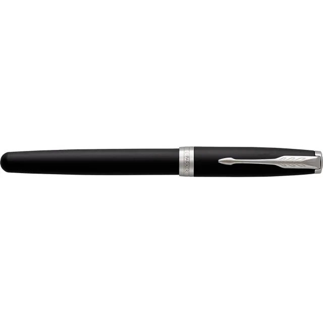 Parker Sonnet vulpen, Matte Black CT, medium, in giftbox zwart