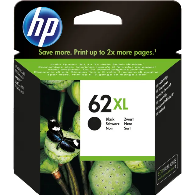 HP 62XL inktcartridge zwart