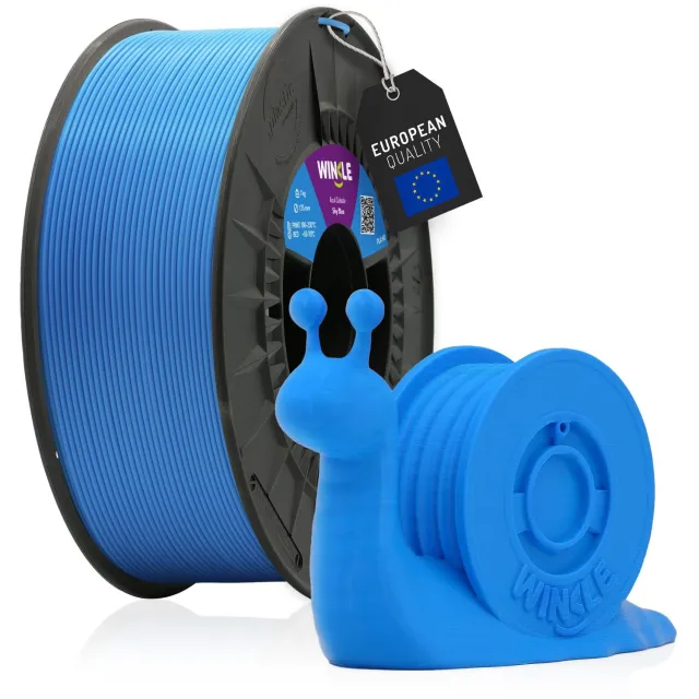 Winkle PLA HD 3D Filament - Filament voor 3D printer - Hoge Nauwkeurigheid - Lichtblauw - Ø 1,75 mm - 1 kg