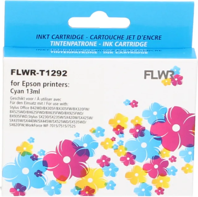 FLWR Cartridges / Epson T1292 / cyaan / Geschikt voor Epson