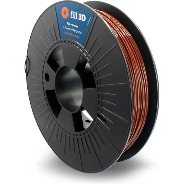 Fill 3D PLA Brown 0,5 kg Bruin