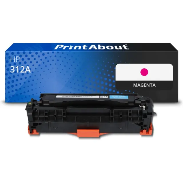 PrintAbout huismerk Toner 312A (CF383A) Magenta Geschikt voor HP