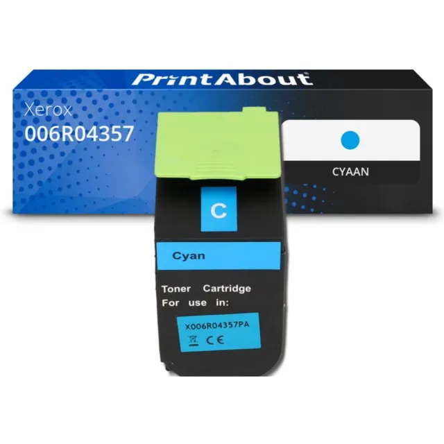 PrintAbout huismerk Toner 006R04357 Cyaan geschikt voor Xerox
