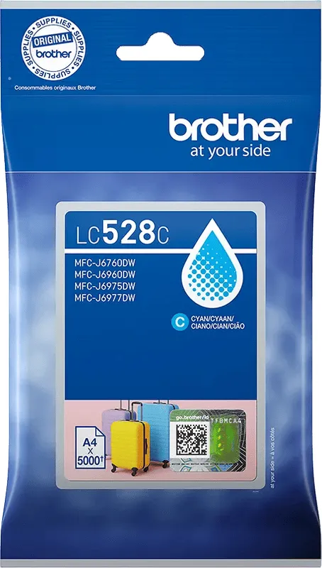 Brother LC-528 cartridge cyaan