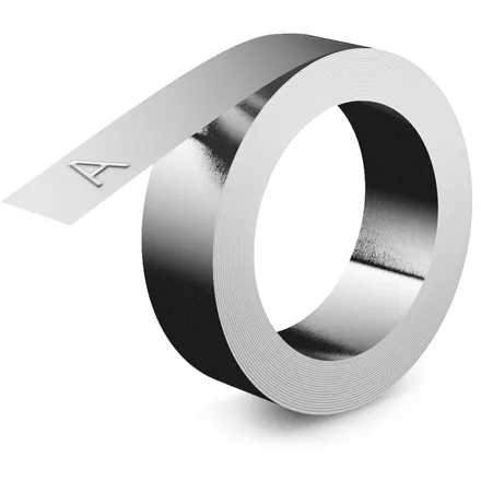 Dymo Reliëftape Dymo embossing niet klevend aluminium 12mm zilver