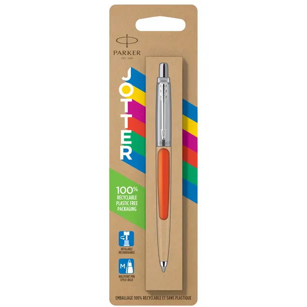 Parker Balpen Parker Jotter Original orange CT medium blister à 1 stuk