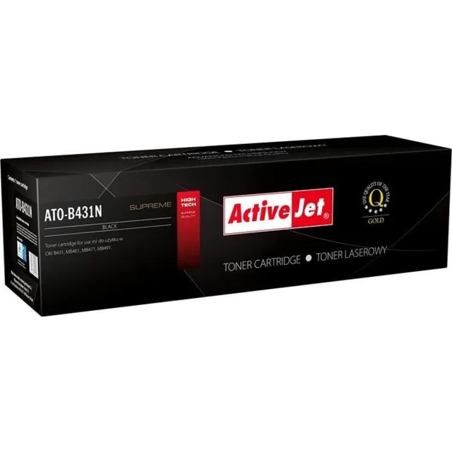 ActiveJet ATO-B431N toner voor OKI-printer; OKI 44574902 Vervanging; Opperste; 10000 pagina's; zwart.