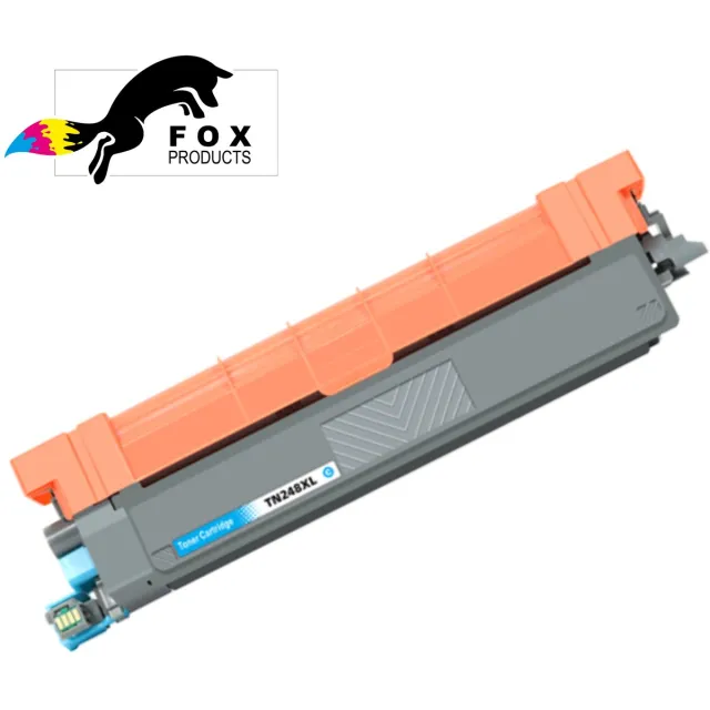 FoxProducts TN-248 248XL TN248 - 2300 pagina | Cyaan - Cyan - Geschikt voor Brother L3515CDW - L3520CDW - L3527CDW - L3555CDW - L3560CDW - L3215CW - L3220CW - L3240CDW - L8230CDW - L8240CDW - L3740CDW - L3760CDW - L8340CDW