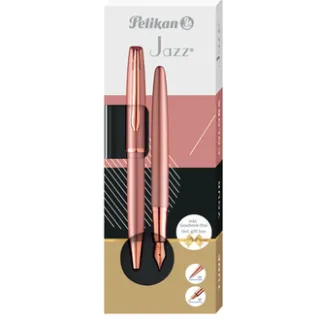 Schrijfset Pelikan Jazz Noble Elegance K36+P36 medium rose